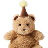 McHugs Birthday Wishes Bear Cake Stuffed Animal 7" — Soft Weighted Cuddle Stuffed Animal - Plush - 2 - thumbnail