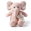 Elephant School Stuffed Animal 10" — Soft Weighted Cuddle Stuffed Animal - Plush - 1 - thumbnail