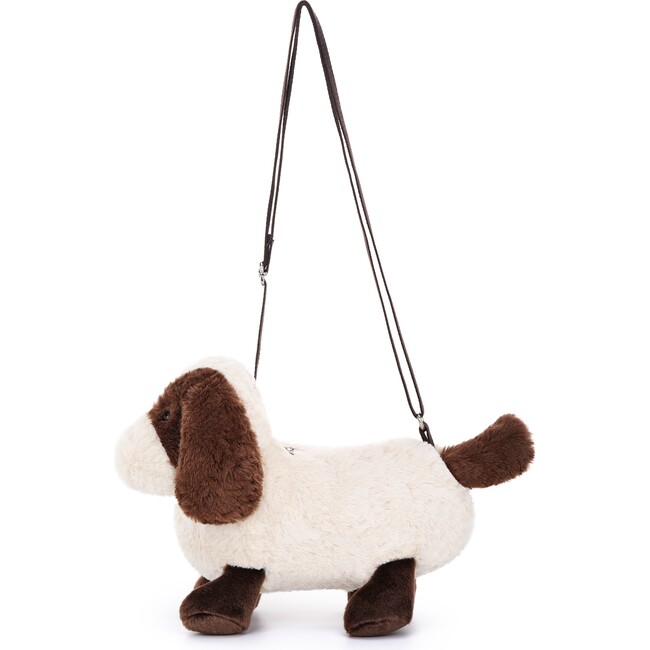 McHugs Dachshund Plush Shoulder Bag 10" — Soft Weighted Cuddle Stuffed Animal Shoulder Bag - Plush - 4