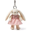 Candy Bunny Rabbit Stuffed Animal Bag Charms — Soft Weighted Cuddle Stuffed Animal - Plush - 1 - thumbnail