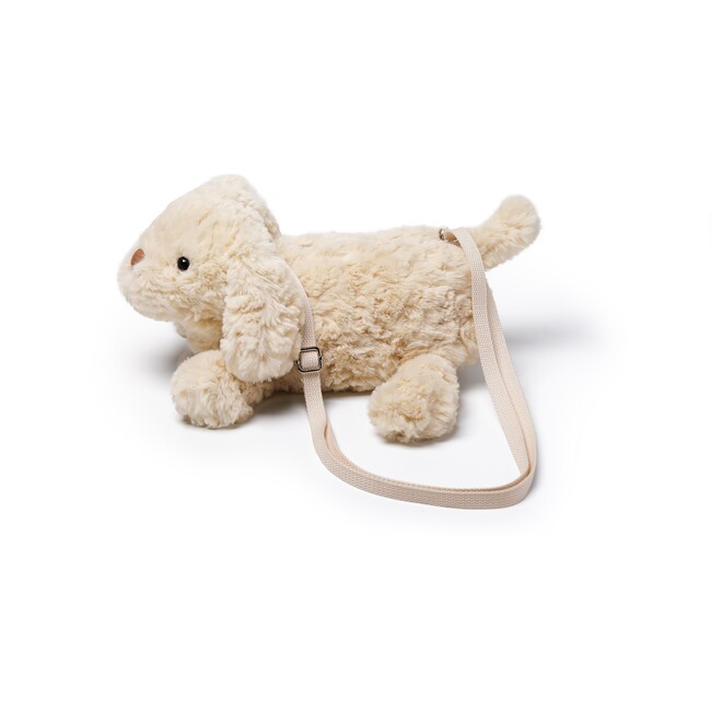 McHugs Golden Puppy Plush Shoulder Bag 10" — Soft Weighted Cuddle Stuffed Animal Shoulder Bag - Plush - 3