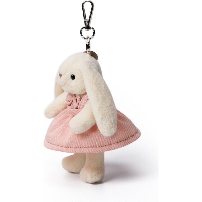 Candy Bunny Rabbit Stuffed Animal Bag Charms — Soft Weighted Cuddle Stuffed Animal