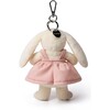Candy Bunny Rabbit Stuffed Animal Bag Charms — Soft Weighted Cuddle Stuffed Animal - Plush - 3