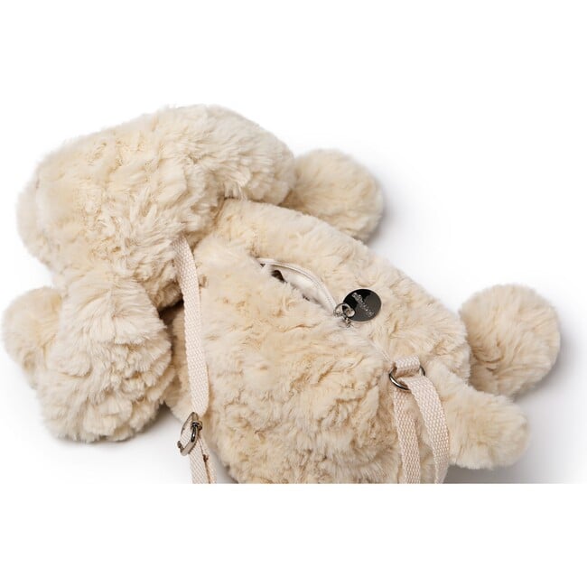 McHugs Golden Puppy Plush Shoulder Bag 10" — Soft Weighted Cuddle Stuffed Animal Shoulder Bag - Plush - 4