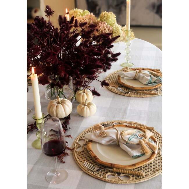 Giardino Reversible Tablecloth, Verde/Blu - Tabletop - 3