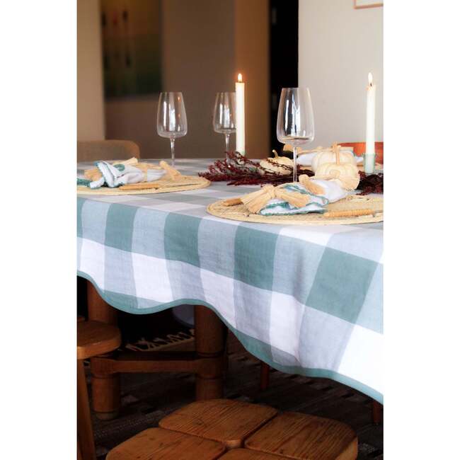 Giardino Reversible Tablecloth, Verde/Blu - Tabletop - 4