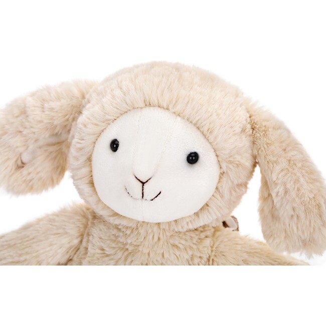 McHugs Sheep Plush Shoulder Bag 10" — Soft Weighted Cuddle Stuffed Animal Shoulder Bag - Plush - 4