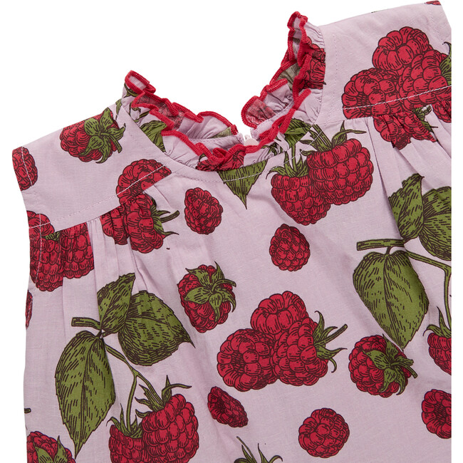 Girls Misha Top, Lavender Raspberries