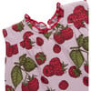 Girls Misha Top, Lavender Raspberries - Blouses - 2 - thumbnail