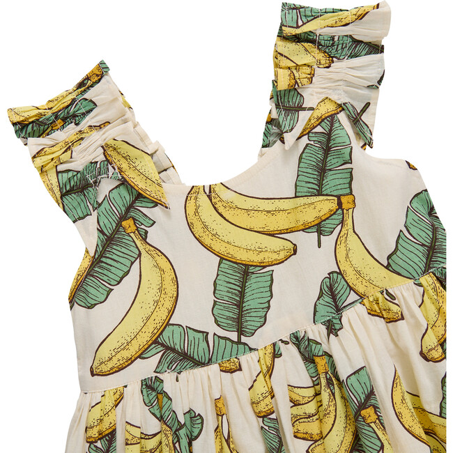 Girls Via Dress, Banana Leaves