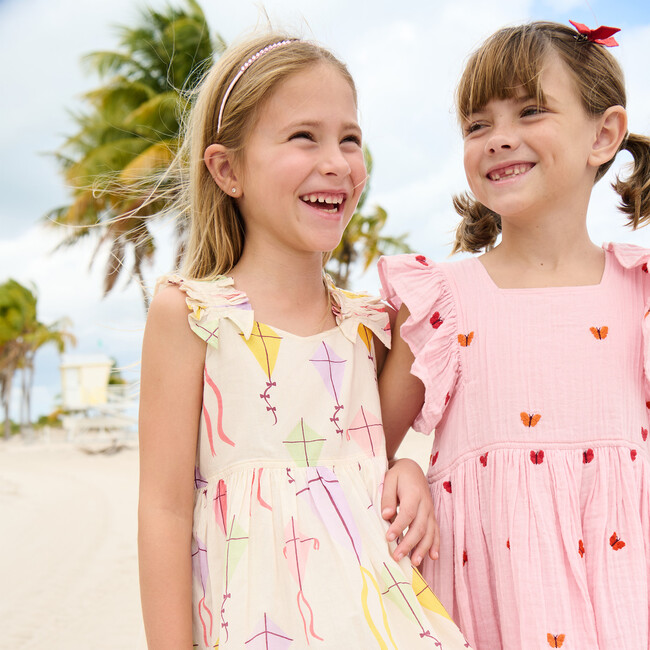 Girls Via Dress, Flying Kites