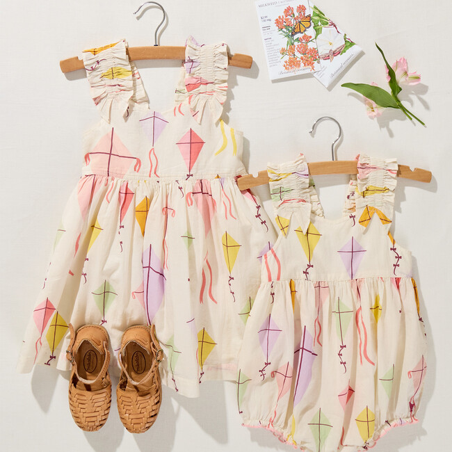 Girls Via Dress, Flying Kites - Dresses - 5