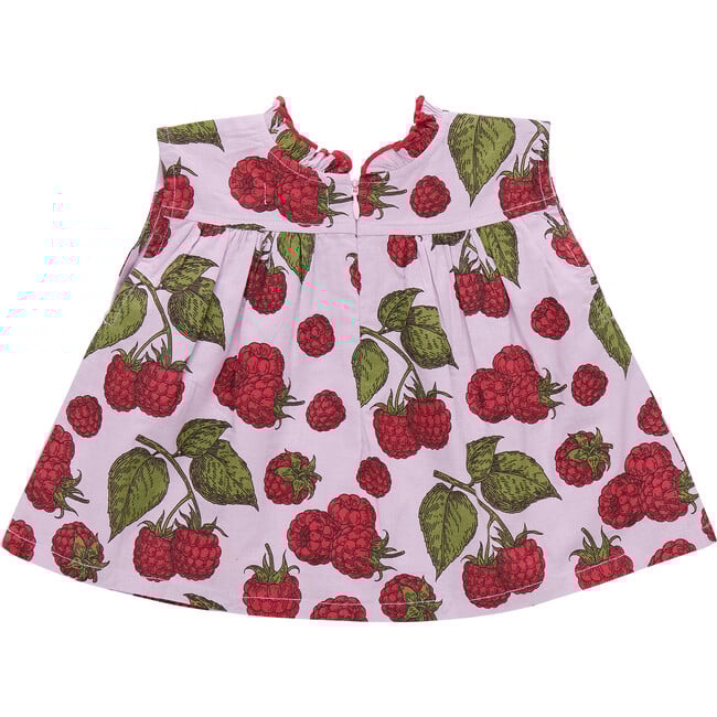 Girls Misha Top, Lavender Raspberries - Blouses - 5