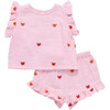 Girls Roey 2-PC Set, Butterfly Embroidery - Mixed Apparel Set - 1 - thumbnail