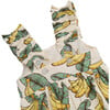 Girls Via Dress, Banana Leaves - Dresses - 5 - thumbnail