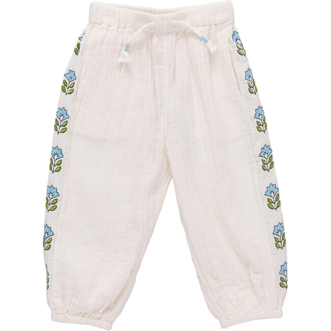 Girls Kiran Pant, Antique White