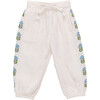 Girls Kiran Pant, Antique White - Pants - 1 - thumbnail