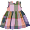 Girls Alyssa Dress, Plaid Madras Spring - Dresses - 1 - thumbnail
