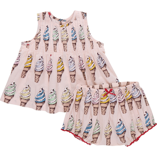 Baby Girls Jaipur 2-PC Set, Pink Soft Serve