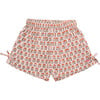 Girls Jules Short, Pink Prairie Block Print - Shorts - 1 - thumbnail