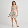 Womens Short Marilyn Dress, Parade Stripe - Dresses - 1 - thumbnail
