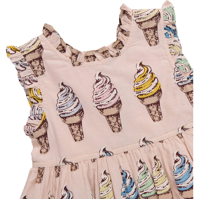 Girls Alyssa Dress, Pink Soft Serve
