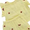 Girls Roey 2-PC Set, Watermelon Embroidery - Mixed Apparel Set - 2 - thumbnail