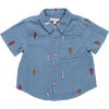 Baby Boys Jack Shirt, Surfboard Embroidery - Button Downs - 1 - thumbnail