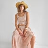 Womens Marilyn Tank Dress, Pink Prairie Block - Dresses - 2 - thumbnail