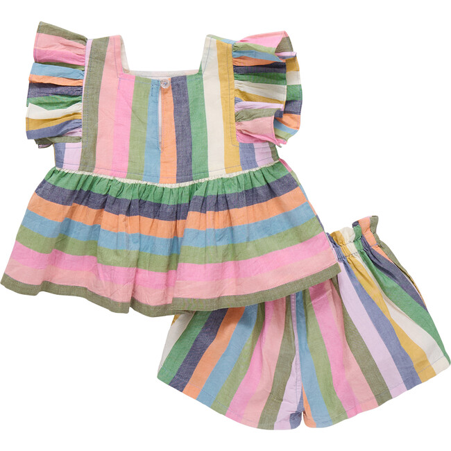 Baby Girls Elsie 2-PC Set, Parade Stripe - Mixed Apparel Set - 4
