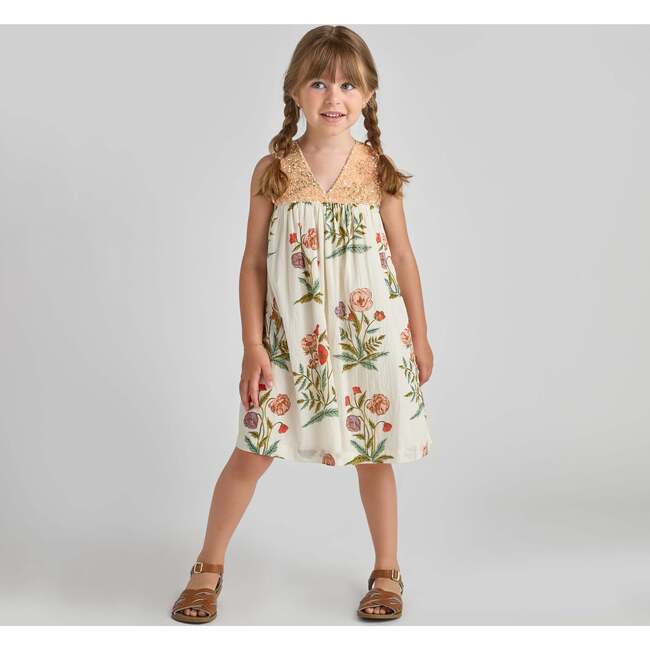 Girls Courtney Dress, Rosewick Poppy - Dresses - 3