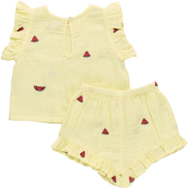 Girls Roey 2-PC Set, Watermelon Embroidery - Mixed Apparel Set - 5