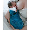 Organic Cotton Muslin Swaddle, Starry Night - Swaddles - 2 - thumbnail