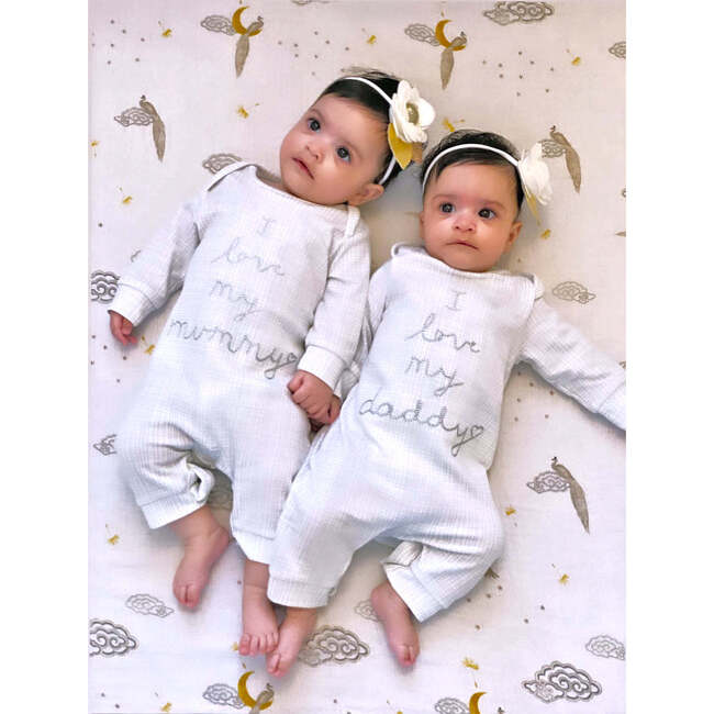 Organic Cotton Muslin Swaddle, Enchanted Peacock