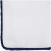 Bamboo Pom Pom Swaddle, Navy - Swaddles - 1 - thumbnail
