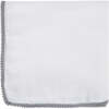 Bamboo Pom Pom Swaddle, Grey - Swaddles - 1 - thumbnail