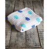 Organic Muslin Four-Layer Reversible Snug Blanket, Hamsa - Blankets - 5