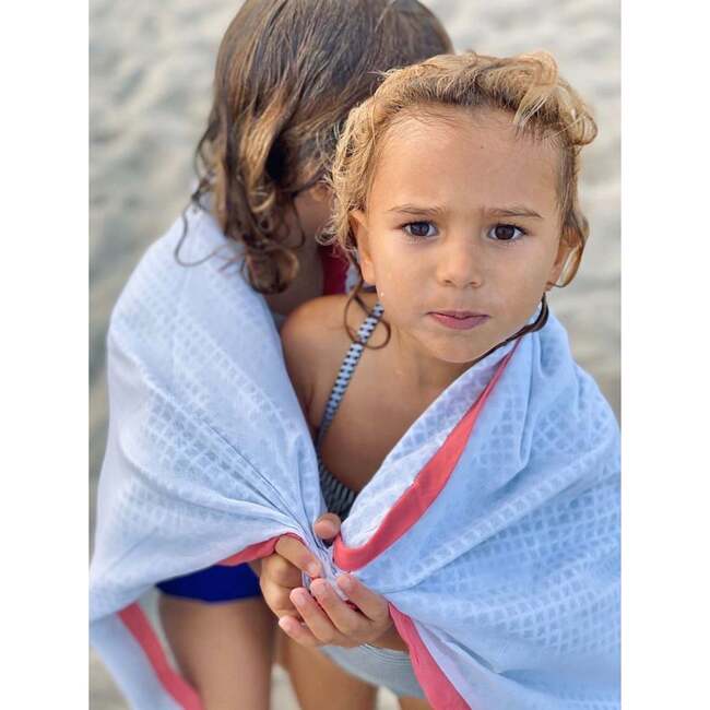 Block-Printed Cotton Dohar, Seminyak Pink