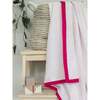 Block-Printed Cotton Dohar, Provence Pink - Blankets - 2