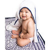 Bamboo Pom Pom Towel, Navy - Towels - 5