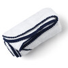Bamboo Pom Pom Towel, Navy - Towels - 8