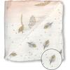 Organic Muslin Four-Layer Reversible Snug Blanket, Peace On Earth - Blankets - 5