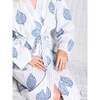 Block-Printed Cotton Women's Robe, Fort - Robes - 2 - thumbnail
