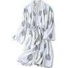 Block-Printed Cotton Women's Robe, Fort - Robes - 4 - thumbnail