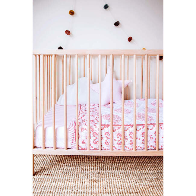 Handmade Decorative Nursery Star Cushion/Pillow, Rose Pink