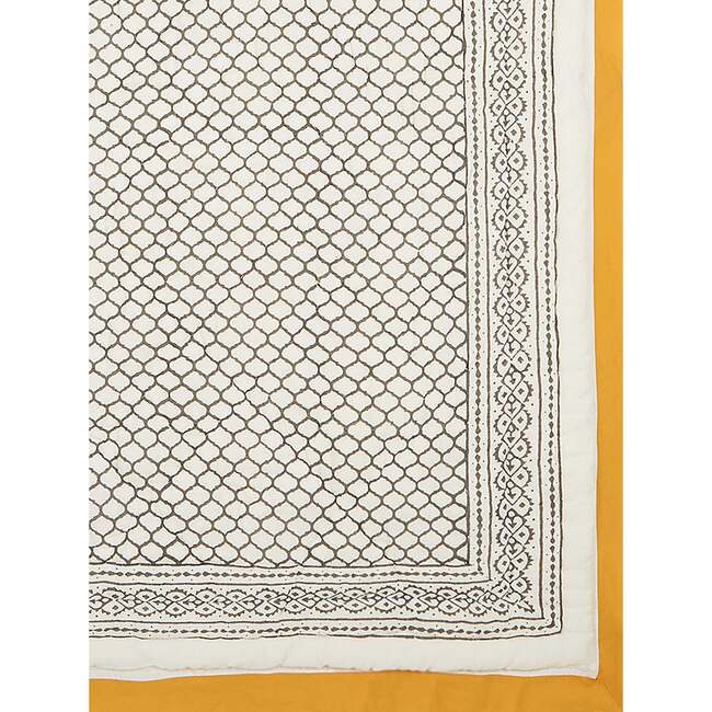 Block-Printed Cotton Quilt, Erawan