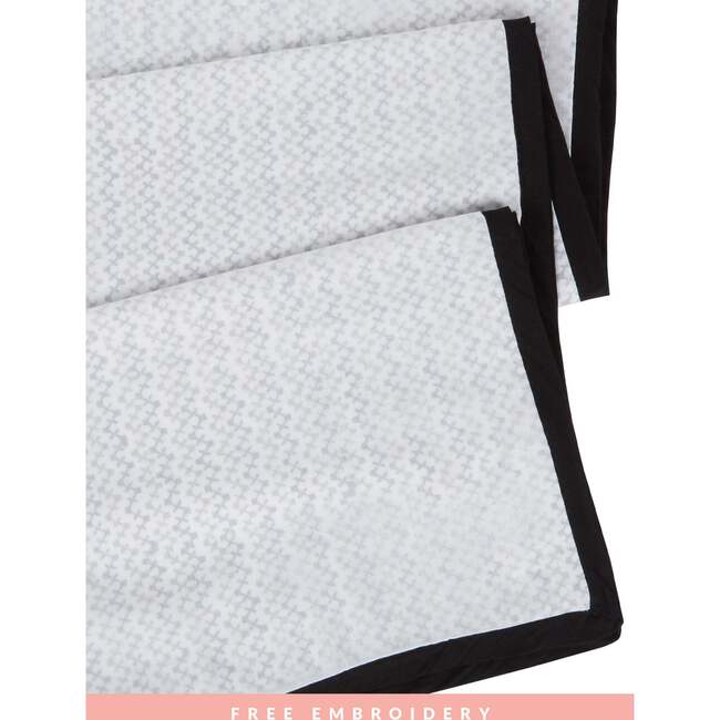 Block-Printed Cotton Dohar, Greenwich