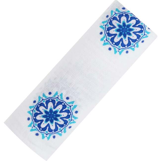 Organic Cotton Muslin Swaddle, Mandala