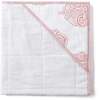 Block-Printed Terry Towel, Pink City - Towels - 4 - thumbnail