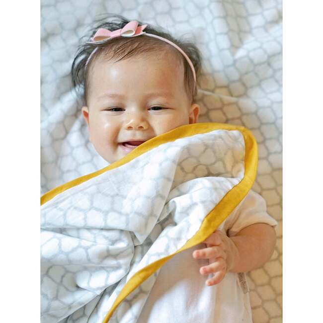 Block-Printed Cotton Dohar, Erawan